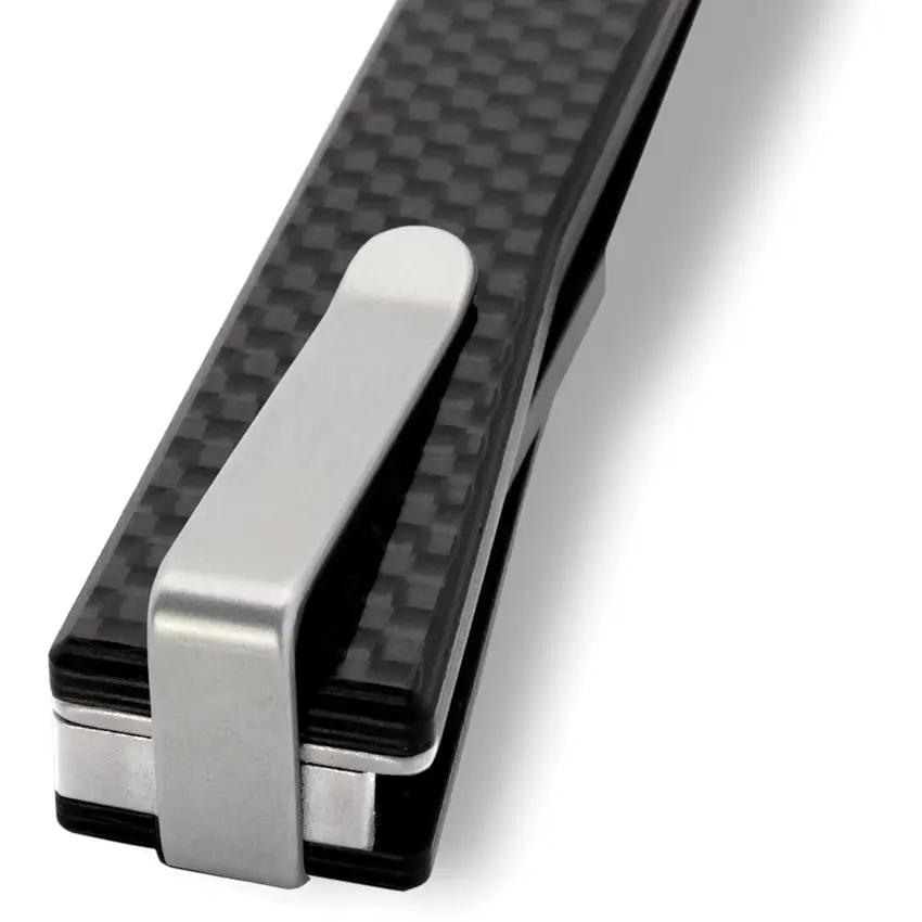 Ocaso Solstice Linerlock Satin CF 10CFS by Ocaso