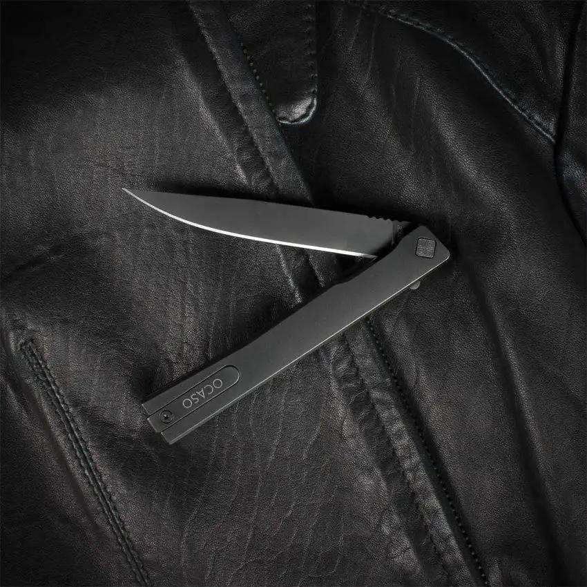 Ocaso Solstice Linerlock Black Ti 10CTB by Ocaso