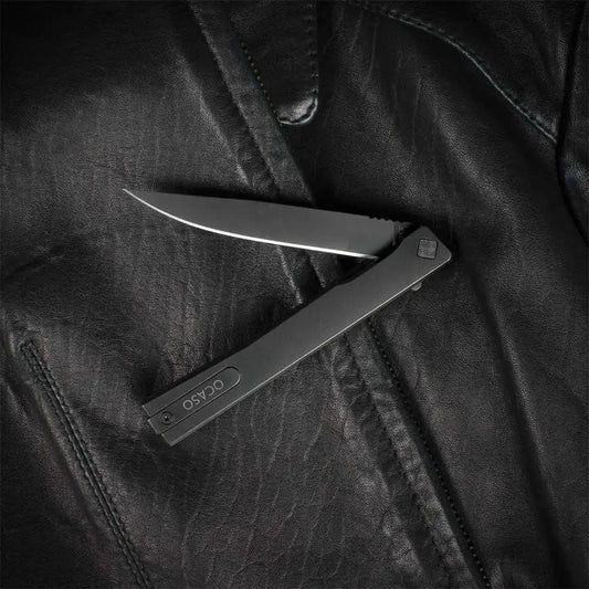 Ocaso Solstice Linerlock Black Ti 10CTB by Ocaso