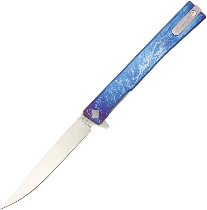 Ocaso Solstice Linerlock Satin 10DBS by Ocaso