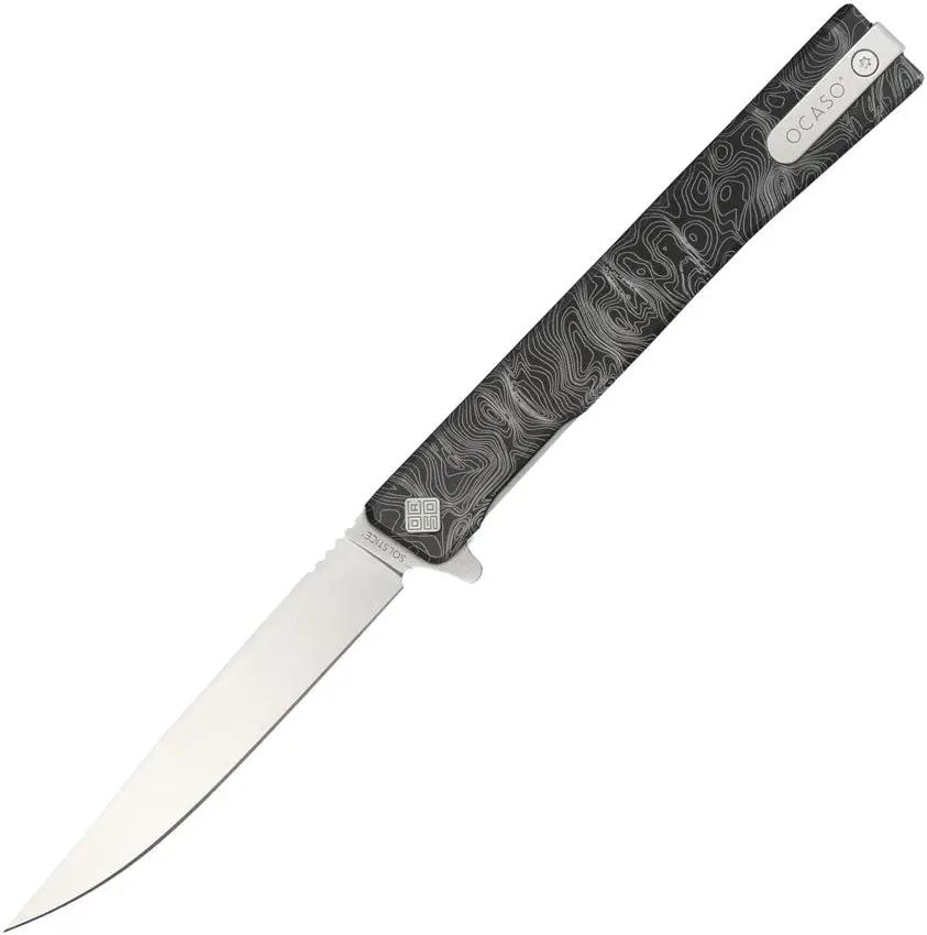 Ocaso Solstice Linerlock Satin Topo 10ETS by Ocaso