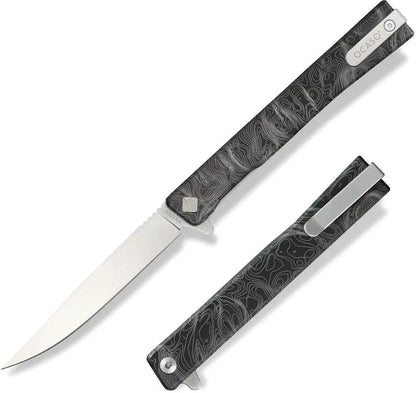 Ocaso Solstice Linerlock Satin Topo 10ETS by Ocaso