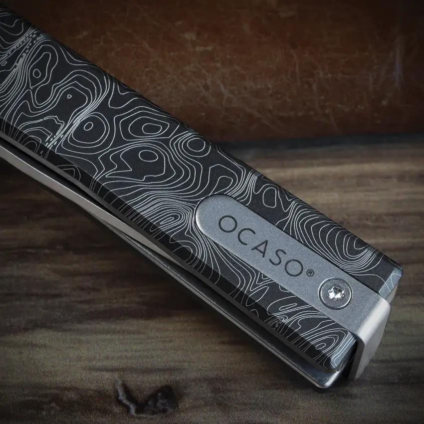 Ocaso Solstice Linerlock Satin Topo 10ETS by Ocaso
