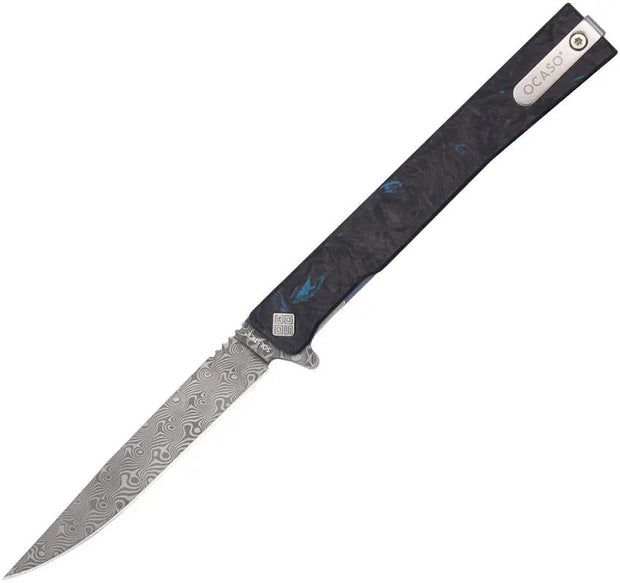 Ocaso Solstice Framelock Damascus 10IFB by Ocaso