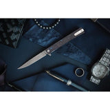Ocaso Solstice Framelock Damascus 10IFB by Ocaso