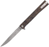Ocaso Solstice Framelock Damascus 10IFG by Ocaso