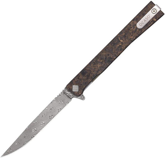 Ocaso Solstice Framelock Damascus 10IFG by Ocaso