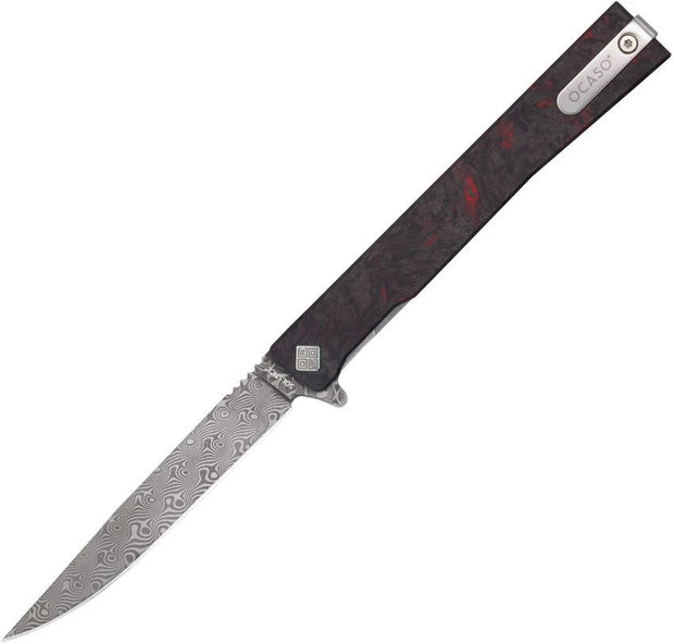 Ocaso Solstice Framelock Damascus 10IFR by Ocaso