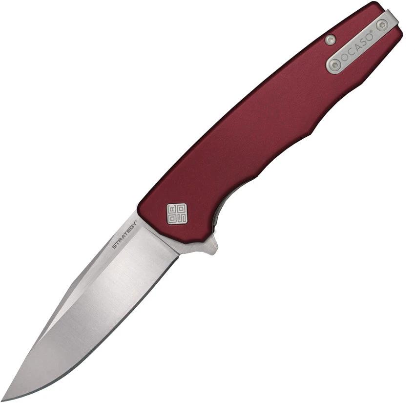 Ocaso Strategy Linerlock Red Satin 29RDS by Ocaso