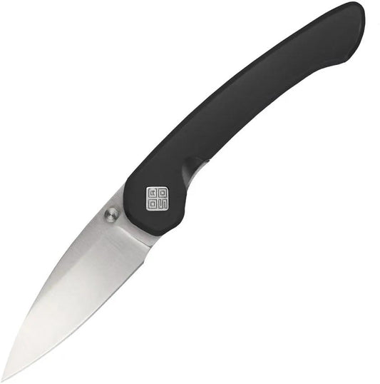 Ocaso Seaton Large Linerlock Black 42SLB by Ocaso
