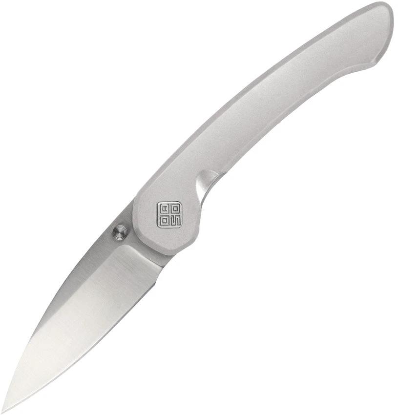 Ocaso Seaton Large Linerlock Silver 42SLS by Ocaso