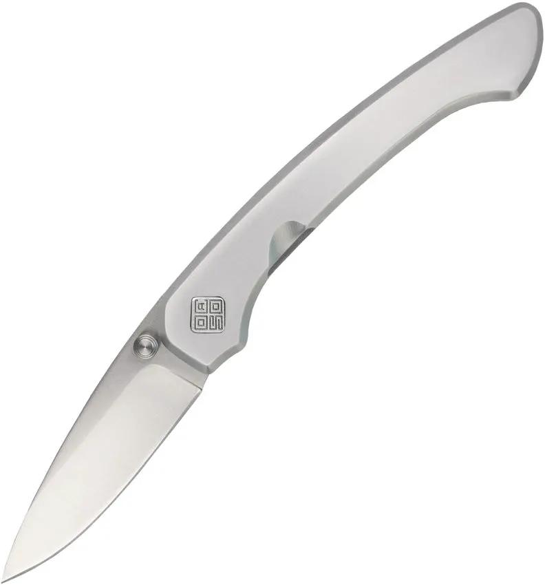 Ocaso Seaton Mini Linerlock Silver 42SMS by Ocaso
