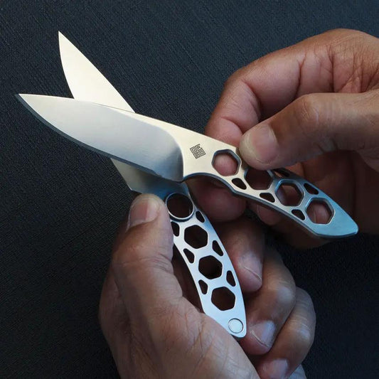 Ocaso Duo Desk Knife Spear 80DKS - Magnetic Dual Knife Tool For Desk Use And Conversation Piece by Ocaso