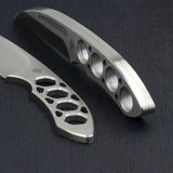 Ocaso Duo Desk Knife Wharncliffe - Magnetic Twin Knives With Satin 420J2 Blade And Skeletonized Handle by Ocaso