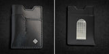 Ocaso EDC Wallet Money Clip 85WAL Black Leather Wallet With Knife Holder Slim And Durable by Ocaso