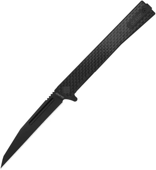 Ocaso Solstice Linerlock Wh CF 8WFB by Ocaso
