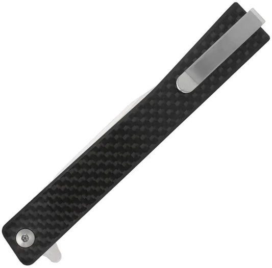 Ocaso Solstice Linerlock Wh CF Satin 8WFS by Ocaso