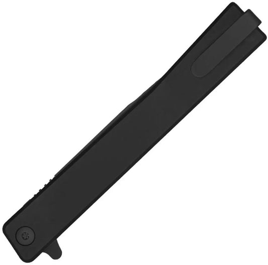 Ocaso Solstice Linerlock Wharncliffe S35VN Black PVD Coated Ti Handle 8WTB - Extended Tang And Pocket Clip by Ocaso