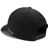 Ocaso Cap - Black 6 Panel Minimalist Snapback With Breathable Perforations And Embroidered OCASO Logo by Ocaso