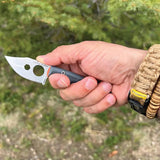Outdoor Element Contour Feather CFK2 Fixed Blade - Full Tang VG10 With Integrated Ferro Rod Whistle And Sharpener by Outdoor Element