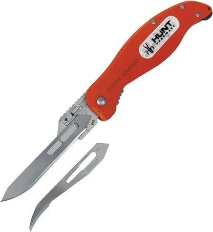 Outdoor Element Field Feather Linerlock FDFK - EverSpark Tech Orange G10 Handle With Four Extra Blades by Outdoor Element