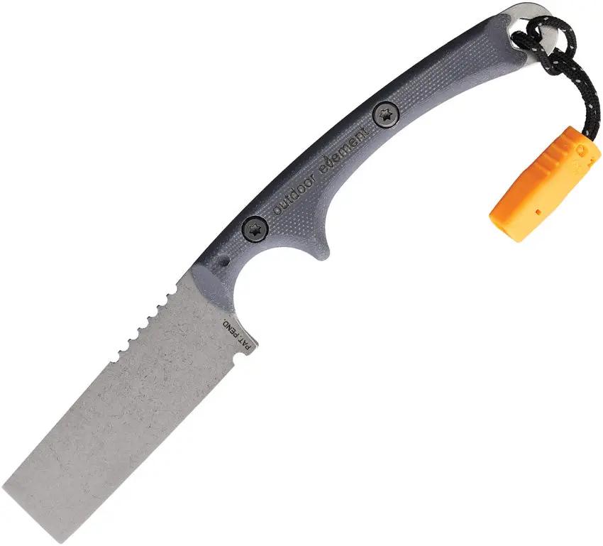 Outdoor Element Flicker Feather Fixed Blade FLKFK2 - VG-10 Stainless Blade With Chisel Edge And Extended Tang by Outdoor Element