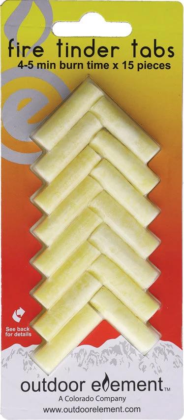 Outdoor Element Fire Tinder Tabs 15-PK FT15 by Outdoor Element
