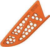 Outdoor Edge Razor APX 2.5 Fixed Blade Knife - Push Button Change With 5 Extra Blades And Orange Grips For Hunters by Outdoor Edge