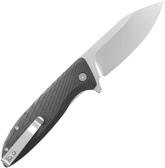 Outdoor Edge Brutus Linerlock Assisted Opening Knife Satin 3.3 Inch 4Cr14 Blade Black GFN Handle EDC Ready by Outdoor Edge
