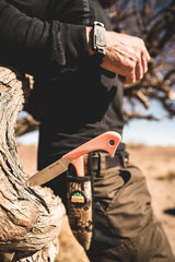 Outdoor Edge Duck Duo DD20C Caping and Gut Hook Knife Set for Hunters with Orange TPR Handle by Outdoor Edge