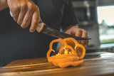 Outdoor Edge Ergo Max 6Pc Processing Set EM1 - Ergonomic Full Tang Blades With Sharpener For Pros And Home Chefs by Outdoor Edge