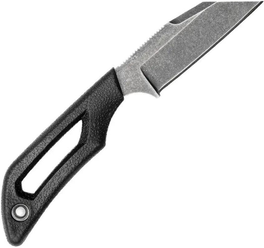 Outdoor Edge Pivot Fixed Blade Knife Wharncliffe Two And A Half Inch Blackstone 8Cr13MoV Full Tang For Outdoorsmen by Outdoor Edge