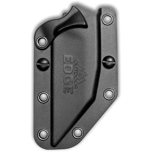 Outdoor Edge Pivot Fixed Blade Knife Wharncliffe Two And A Half Inch Blackstone 8Cr13MoV Full Tang For Outdoorsmen by Outdoor Edge