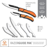 Outdoor Edge Razor Guide Pack RGP 1 Ultimate All In One Hunt Kit - Compact Field Ready Tools With RazorBone And Saw by Outdoor Edge