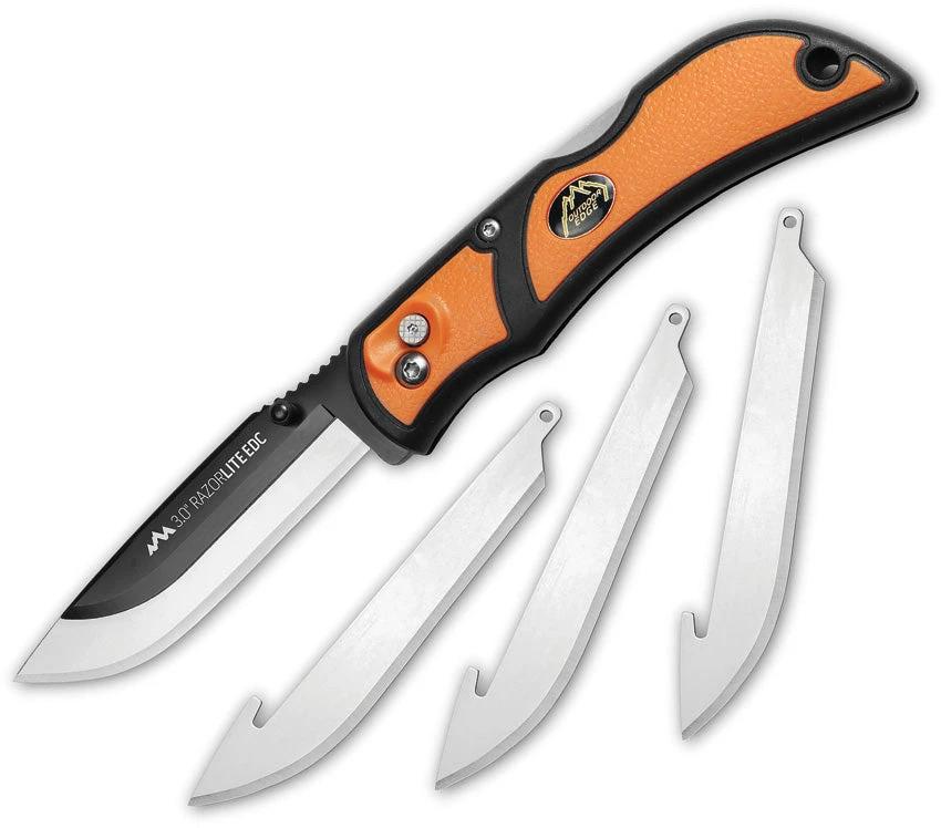 Outdoor Edge Razor Lite EDC Lockback Orange RLB30-30 by Outdoor Edge
