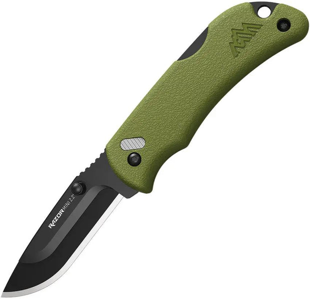 Outdoor Edge Razor Mini Lockback Knife For Everyday Carry Fans 3In Closed 2In Black Oxide Blade With Replacements by Outdoor Edge