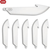Outdoor Edge Drop Point Blade Pack 6 2.2in Satin Blades RR22-6C For Outdoor Enthusiasts by Outdoor Edge