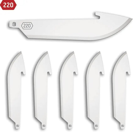 Outdoor Edge Drop Point Blade Pack 6 2.2in Satin Blades RR22-6C For Outdoor Enthusiasts by Outdoor Edge
