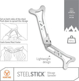 Outdoor Edge Steel Stick Brisket Spreader - Pivoting Bar For Easier Field Dressing And Faster Cooling by Outdoor Edge