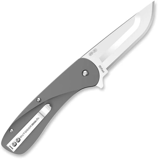 Outdoor Edge Razor VX1 Linerlock Auto Knife - 3 Replaceable 420J2 Blades With Aluminum Handle For Outdoor Enthusiasts by Outdoor Edge