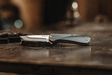 Outdoor Edge Razor VX1 Linerlock Auto Knife - 3 Replaceable 420J2 Blades With Aluminum Handle For Outdoor Enthusiasts by Outdoor Edge
