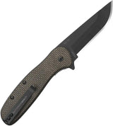 Outdoor Edge Razor VX2 Linerlock EDC Knife Burlap Micarta Handle - Quick Blade Changes And Dual Blade Kit by Outdoor Edge