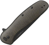 Outdoor Edge Razor VX2 Linerlock EDC Knife Burlap Micarta Handle - Quick Blade Changes And Dual Blade Kit by Outdoor Edge