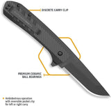 Outdoor Edge Razor VX4 Linerlock - One-Hand Quick Deployment With Gut Hook Blades And Carbon Fiber Handle by Outdoor Edge