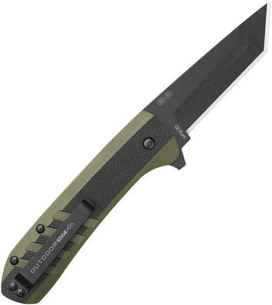 Outdoor Edge Razor VX4 Linerlock Folding Knife - Quick Blade Changes With Rugged G10 Handle by Outdoor Edge