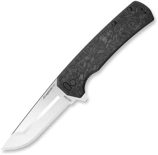 Outdoor Edge Razor VX5 Linerlock Assisted Opening Folding Knife For EDC Enthusiasts With Carbon Fiber G10 Handle by Outdoor Edge