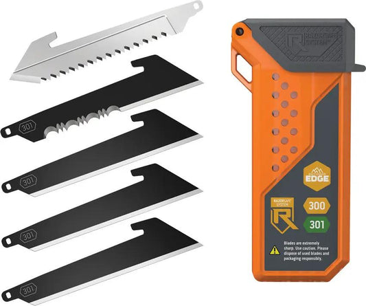 Outdoor Edge Razor XD2 Button Lock Utility Knife - Quick Blade Change And Multi Blade Set For Outdoorsmen by Outdoor Edge