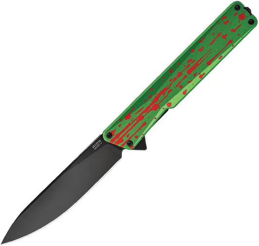 Oknife AION Linerlock Zombie Grn AION ZOMBIE GRREN by Oknife
