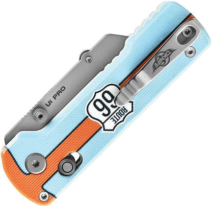 Oknife Otacle U1 Pro Rail Lock Racing 66 Edition - Quick Blade Change Mechanism and Folding Screwdriver by Oknife