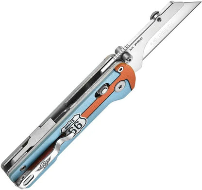 Oknife Otacle U1 Pro Rail Lock Racing 66 Edition - Quick Blade Change Mechanism and Folding Screwdriver by Oknife